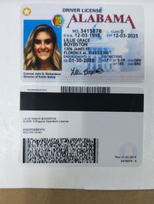 Alabama ID Card Alabama ID Card