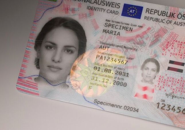 Austria ID card Buy Austria ID Card