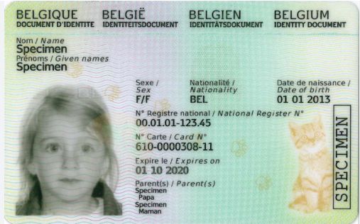 Belgium ID Card Buy Belgian ID card online
