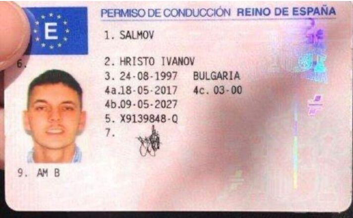 Spain Driver's License 002